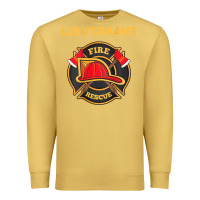 Antique Gold fire rescue lieutenant department  for firefighters Premium Sweatshirt - trangStudio