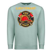 Fire Rescue Lieutenant Department  For Firefighters Premium Sweatshirt | Teevron