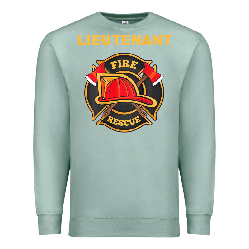 Fire Rescue Lieutenant Department  For Firefighters Premium Sweatshirt by trangStudio | Teevron