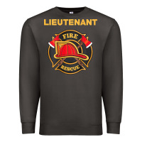 Smoke fire rescue lieutenant department  for firefighters Premium Sweatshirt - trangStudio