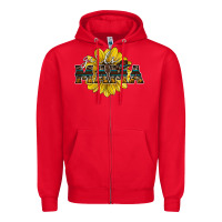 Red girls mama sunflower Zipper Hoodie - RacoonDesign