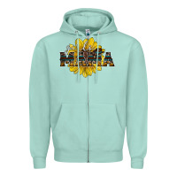 Seafoam girls mama sunflower Zipper Hoodie - RacoonDesign