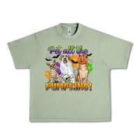 Oil Green pet all the pumpkins Urban Heavy Tee - CowGirlArtShop