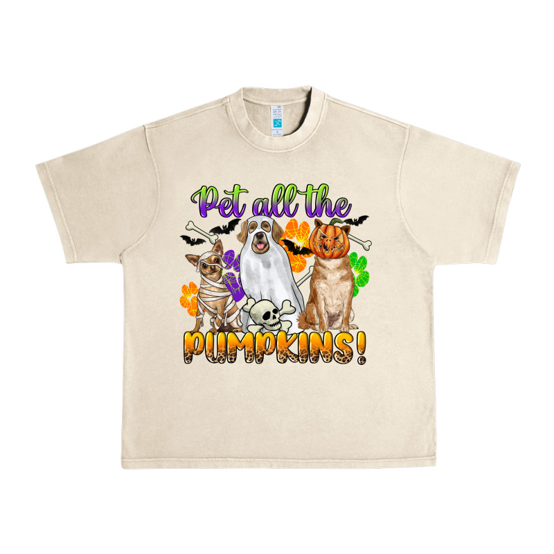 Pet All The Pumpkins Urban Heavy Tee by CowGirlArtShop | Teevron