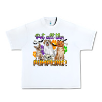 White pet all the pumpkins Urban Heavy Tee - CowGirlArtShop