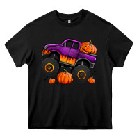 Black halloween jack o lantern monster truck Heavy Core Tee - Jasminsmagicworld