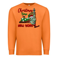 Carrot christmas time in new york Premium Sweatshirt - BarkalooDesign