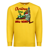 Lemon christmas time in new york Premium Sweatshirt - BarkalooDesign