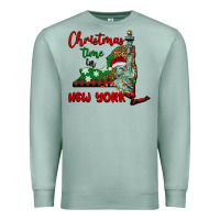 Seafoam christmas time in new york Premium Sweatshirt - BarkalooDesign
