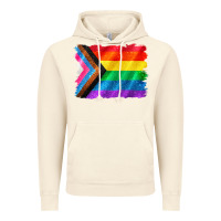 Vintage Artic Pride flag background Vintage Hoodie - CowGirlArtShop