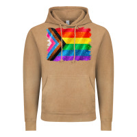 Vintage Camel Pride flag background Vintage Hoodie - CowGirlArtShop