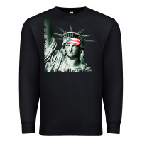 Black Puerto Rico Resiste Statue of Liberty Puerto Rican Flag Premium Sweatshirt - trangStudio