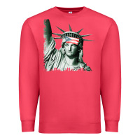 Cardinal Puerto Rico Resiste Statue of Liberty Puerto Rican Flag Premium Sweatshirt - trangStudio