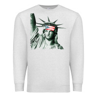 Oatmeal Heather Puerto Rico Resiste Statue of Liberty Puerto Rican Flag Premium Sweatshirt - trangStudio