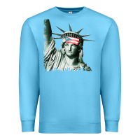 Ocean Blue Puerto Rico Resiste Statue of Liberty Puerto Rican Flag Premium Sweatshirt - trangStudio