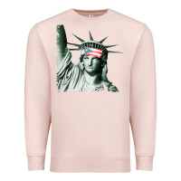 Pale Pink Puerto Rico Resiste Statue of Liberty Puerto Rican Flag Premium Sweatshirt - trangStudio