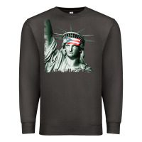 Smoke Puerto Rico Resiste Statue of Liberty Puerto Rican Flag Premium Sweatshirt - trangStudio