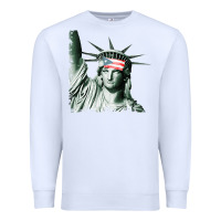 White Puerto Rico Resiste Statue of Liberty Puerto Rican Flag Premium Sweatshirt - trangStudio