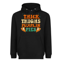 Black thick thighs pumpkin pies Heavyweight Hoodie - BarkalooDesign