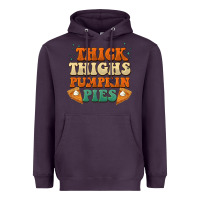 Plum thick thighs pumpkin pies Heavyweight Hoodie - BarkalooDesign