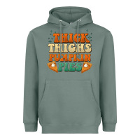 Sage thick thighs pumpkin pies Heavyweight Hoodie - BarkalooDesign