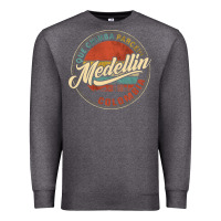 Charcoal Heather Que Chimba Parce Medellin Bandera Antioquia Colombia Paisa Premium Sweatshirt - trangStudio
