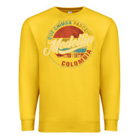 Lemon Que Chimba Parce Medellin Bandera Antioquia Colombia Paisa Premium Sweatshirt - trangStudio