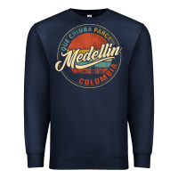 Navy Que Chimba Parce Medellin Bandera Antioquia Colombia Paisa Premium Sweatshirt - trangStudio