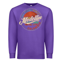 Purple Que Chimba Parce Medellin Bandera Antioquia Colombia Paisa Premium Sweatshirt - trangStudio