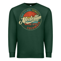 Sports Green Que Chimba Parce Medellin Bandera Antioquia Colombia Paisa Premium Sweatshirt - trangStudio