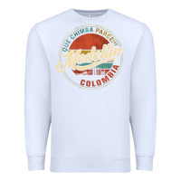 White Que Chimba Parce Medellin Bandera Antioquia Colombia Paisa Premium Sweatshirt - trangStudio