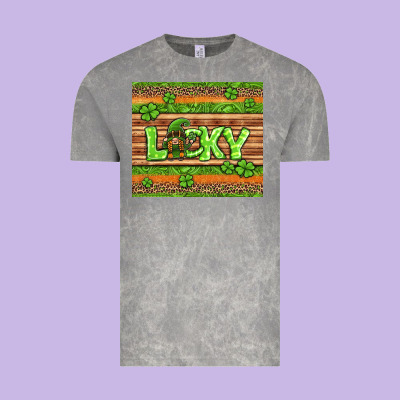 St Patricks Lucky Gnome Vintage Tee Designed By Jasminsmagicworld