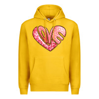 Lemon heart shaped love valentine's day Premium Hoodie - LillyAllenDesigns