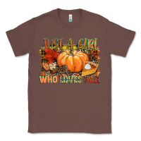 Chestnut Just a girl who loves Fall Classic Tee - NancyCooperArtShop