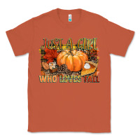 Copper Just a girl who loves Fall Classic Tee - NancyCooperArtShop