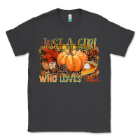 Smoke Just a girl who loves Fall Classic Tee - NancyCooperArtShop
