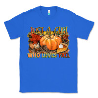 True Royal Just a girl who loves Fall Classic Tee - NancyCooperArtShop