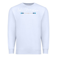 White Lake Champlain Oars Graphic Premium Sweatshirt - trangStudio