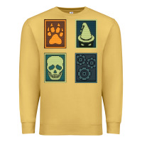 Antique Gold Inscryption Psychological Horror Card Categories Game Halloween Scary  Premium Sweatshirt - trangStudio