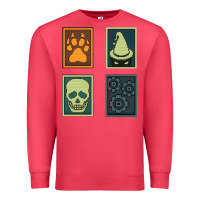 Cardinal Inscryption Psychological Horror Card Categories Game Halloween Scary  Premium Sweatshirt - trangStudio
