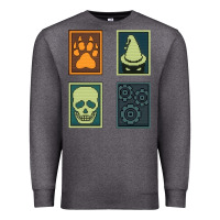 Charcoal Heather Inscryption Psychological Horror Card Categories Game Halloween Scary  Premium Sweatshirt - trangStudio