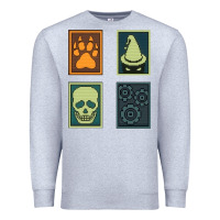 Heather Grey Inscryption Psychological Horror Card Categories Game Halloween Scary  Premium Sweatshirt - trangStudio