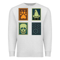 Oatmeal Heather Inscryption Psychological Horror Card Categories Game Halloween Scary  Premium Sweatshirt - trangStudio
