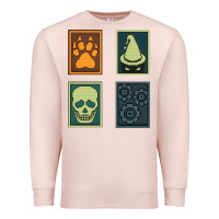 Pale Pink Inscryption Psychological Horror Card Categories Game Halloween Scary  Premium Sweatshirt - trangStudio