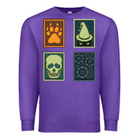 Purple Inscryption Psychological Horror Card Categories Game Halloween Scary  Premium Sweatshirt - trangStudio