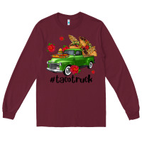 Burgundy tacotruck olivia Long Sleeve Tee - OliviaCreatesArt