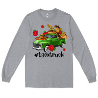 Heather Grey tacotruck olivia Long Sleeve Tee - OliviaCreatesArt