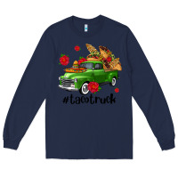 Navy tacotruck olivia Long Sleeve Tee - OliviaCreatesArt