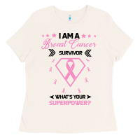 Bone I am a Breast Cancer Survivor What is Your Superpower Ladies Tee - Bettercallsaul