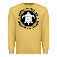 Antique Gold Diving at Monterey Bay, California Premium Sweatshirt - trangStudio